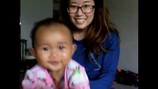 짝짝쿵 9 month old blasian baby girl Clapping [upl. by Celestyn911]