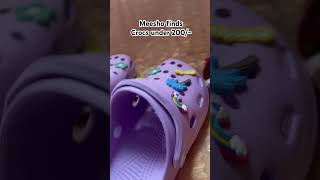 Meesho finds crocs under 200 music cover review meesho [upl. by Madelin]