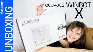 Ecovacs Winbot X unboxing el robot SPIDERMAN [upl. by Serge]