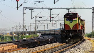 Belagavi Special Express Puffs  Curves  ABR WDM3D  Indian Railways [upl. by Pickering]