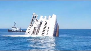 Sinking MV Twin Capes  Cape May Ferry [upl. by Hirst185]