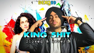 Shubh  King Shit SlowedReverb  DEXQ59 [upl. by Aicekat]