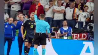 Ryan Porteous red carded vs Germany in his first opening match [upl. by Allis]