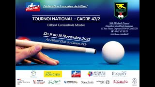 Tournoi Cadre 472 Masters  Finale  Brahim DJOUBRI  Willy GERIMONT 250 [upl. by Lomasi596]