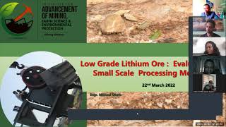 MM140 Evaluation of SmallScale Lithium Processing Methods IAMESEP Webinar [upl. by Pry]