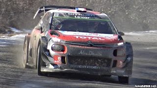 Rallye Monte Carlo WRC 2017 Day 3  WRC Cars High Speed Fly Bys [upl. by Snapp168]