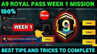 A9 WEEK 1 MISSION  PUBG WEEK 1 MISSION EXPLAINED A9  A9 ROYAL PASS WEEK 1 MISSION  C7S20 WEEK 1 [upl. by Bushweller789]