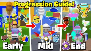 The UPDATED Progression Guide in Bee Swarm Simulator Early to End Game [upl. by Aleyak552]