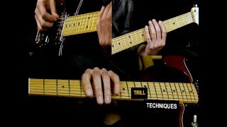 Trill Techniques  How to play a Trill on guitar [upl. by Tybi]