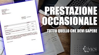 Prestazione occasionale tutto quello che cè da sapere  Metodo VICS [upl. by Ahsilet]