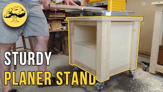 How to build a mobile planer stand  Building a workshop episode 1 [upl. by Ztnarf]