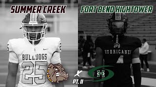 6A QUARTERFINAL Summer Creek vs Fort Bend Hightower PT II  Texas High School Football Playoffs [upl. by Dayle]