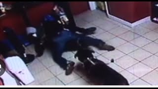 Rottweiler Attacks Gunman In Attempted Robbery [upl. by Airres363]