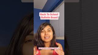 How to Create a Bulletin Board for Your Classroom for Teachers  Back to School Classroom Setup [upl. by Zacherie579]