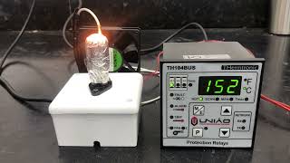 Teste Relé de Proteção Térmica THERMTRONIC TH104BUS Orçamento 5777 NDS 7156 [upl. by Ynatirb141]