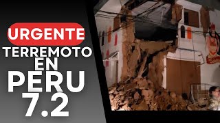 🔴URGENTE🔴MEGA TERREMOTO SACUDE PERU SE REPORTAN DERRUMBES Y SE EMITEN ALERTAS DE TSUNAMI [upl. by Merridie]