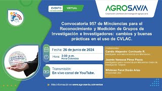 Convocatoria 957 de Minciencias para el Reconocimiento y Medición de Grupos de Investigación [upl. by Major]