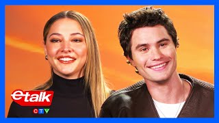 OUTER BANKS cast share best pickup lines reveal dream guest stars  Etalk Interview [upl. by Alaet]