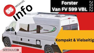 Forster Van FV 599 VBL Kompakt amp Vielseitig SEEDUU [upl. by Corenda270]