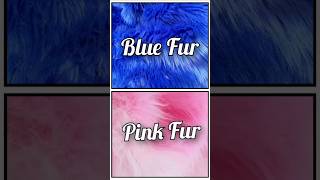 Choose beautiful 💖💖Blue fir vs pink fur💖💖💖 [upl. by Ayalat]