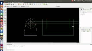 LibreCAD tutorial 3  Creating a 2nd View [upl. by Edasalof]