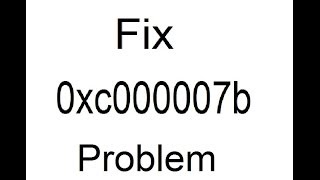 How to fix 0xc000007b error 100 Working  Fast [upl. by Neneek]