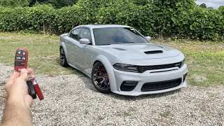 NEW Dodge Charger SRT Hellcat Widebody Start Up Test Drive Walkaround POV and Review [upl. by Silenay]