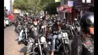 Hells Angels London 1st Annual Memorial Run 2011 [upl. by Nilhtac]