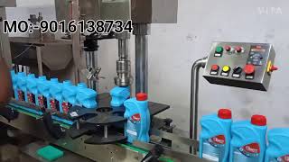 LUBRICANT OIL FILLING CAPPING AND SEALING MACHINE [upl. by Hakym]