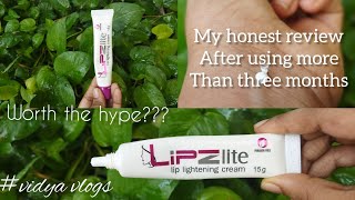 my honest review of lipzlite lip lightening cream after using more than 3 months Pharmacy skincare❤ [upl. by Irrac507]