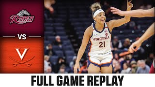 Rider vs Virginia Full Game Replay  202324 ACC Womens Basketball [upl. by Markman438]