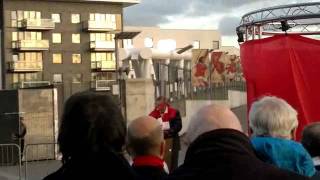 Arsenal FC  unveiling of Herbert Chapmans statue [upl. by Majka]