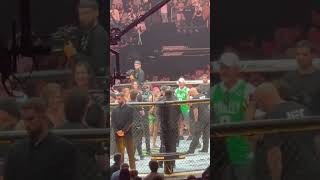 Sean Omalley Championship Interview Sean omalley Suga show walkout at ufc 292 in boston [upl. by Cykana]