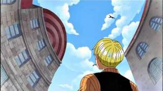 One Piece Funny moments LuffySanji and Zoro mistaking Kaku for Usopp [upl. by Lentha]