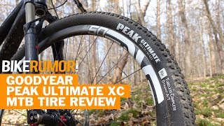 Goodyear Peak XC Mountain Bike Tire Review [upl. by Marb]