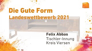 Die Gute Form NRW 2021  Felix Abbas [upl. by Niccolo916]