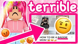 NOTAMBERROBLOX MAKES TERRIBLE VIDEOS ROBLOX NEWSDRAMARANT [upl. by Eleph]