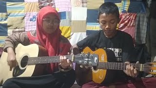 Laskar Pelangi  Nidji Cover Gitar by Pelangi ft Samudera quotMenarilah dan Terus Tertawa Walauquot [upl. by Wulf565]