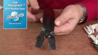 YKK Aquaguard Water Repellent Zippers  Part 5 of Zippers Explained in Detail [upl. by Adley]