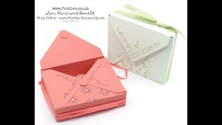 Stampin Up Around The Corner Envelope Punch Board Box [upl. by Auhesoj98]