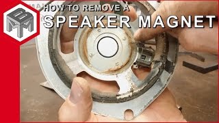 How to remove a speaker magnet the quick and easy way [upl. by Felder]