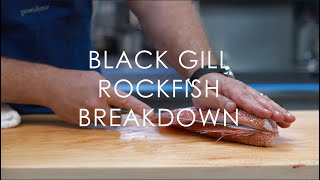 How to fillet a Rockfish  by star chef Michael Cimarusti [upl. by Gabor]