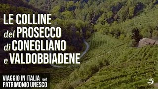 Viaggio in Italia nel Patrimonio Unesco colline del Prosecco di Conegliano e Valdobbiadene [upl. by Nertie]