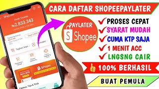 CARA AKTIFKAN SHOPEEPAYLATER TERBARU CEPAT DI STUJUI  Daftar shopee Paylater [upl. by Binetta]