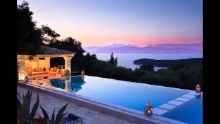 Corfu private estate located just above a sandy Beach with fantastic sea view [upl. by Ahtebat]