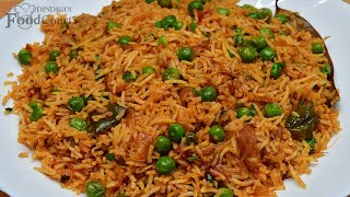 Quick Lunchbox Recipe Green Peas Rice Matar Pulao Recipe [upl. by Ylatan]