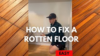 How to fix a Rotten Floor [upl. by Nollie]