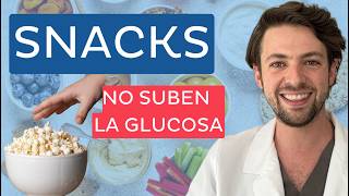 LOS 6 SNACKS PARA DIABETES 🍿que no suben la glucosa [upl. by Noli]