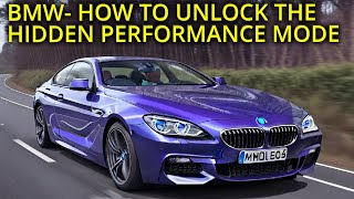 BMW  HOW TO UNLOCK HIDDEN PERFORMANCE MODE FOR MORE FUN [upl. by Aihsat]