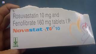 NovastatTG 10 Tablet  Novastat TG Tablets  Rosuvastatin and Fenofibrate Tablets  Novastat TG 10 [upl. by Cami191]